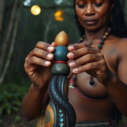 Il dio della foresta Caapora è modellato con sangue , grasso di capibara e polvere d'oro.